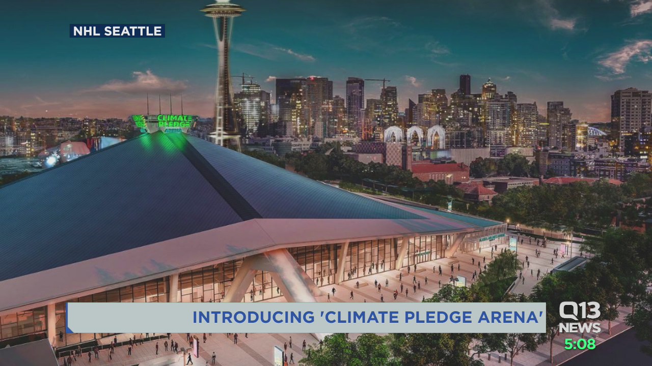 New NHL Seattle Arena will be called 'Climate Pledge Arena'