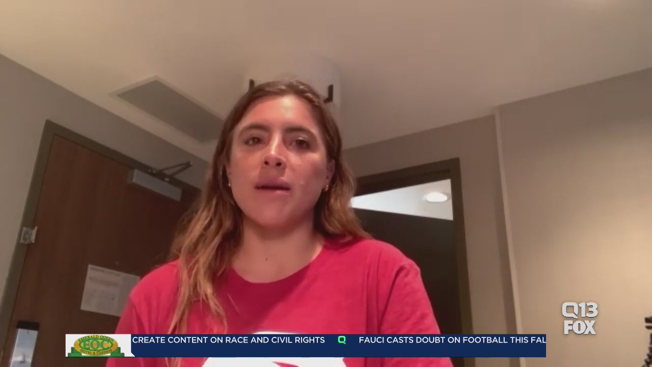 OL Reign forward Sofia Huerta previews NWSL Challenge Cup on ?Q It Up Sports?