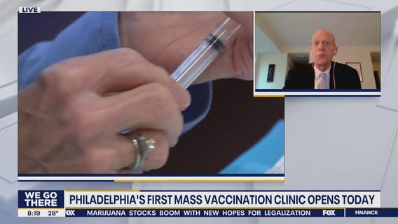 Philadelphia opens first mass vaccination clinic Friday