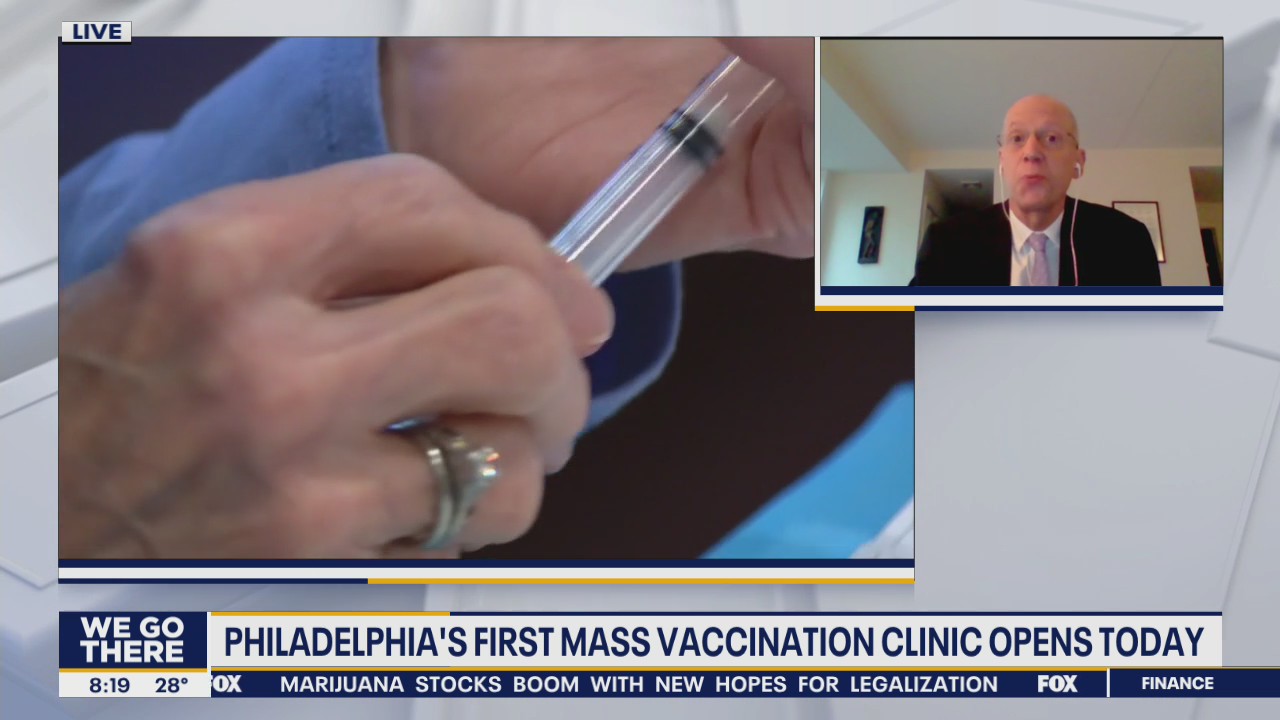 Philadelphia opens first mass vaccination clinic Friday