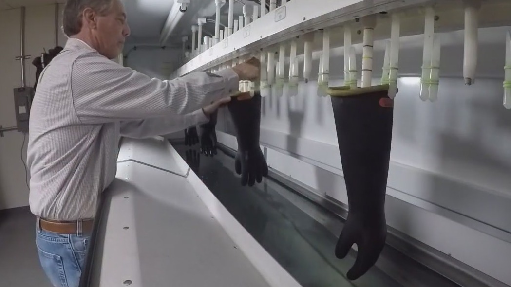 Inside SRP's glove test lab