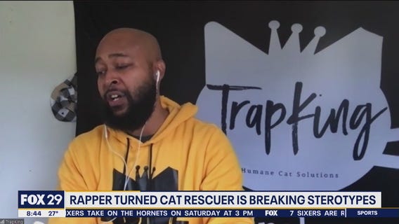 Rapper turned cat rescuer is breaking stereotypes