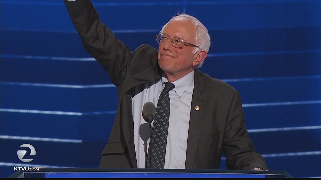 DNC: Bernie Sanders unites behind Hillary Clinton