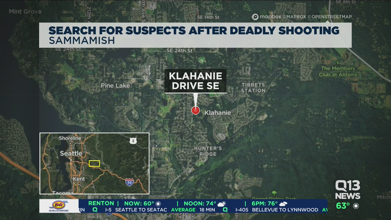 Suspects sought in deadly Sammamish shooting