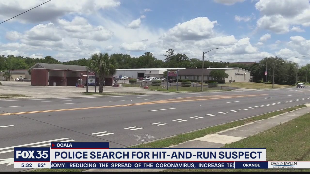 Police search for suspect in Ocala hit and run