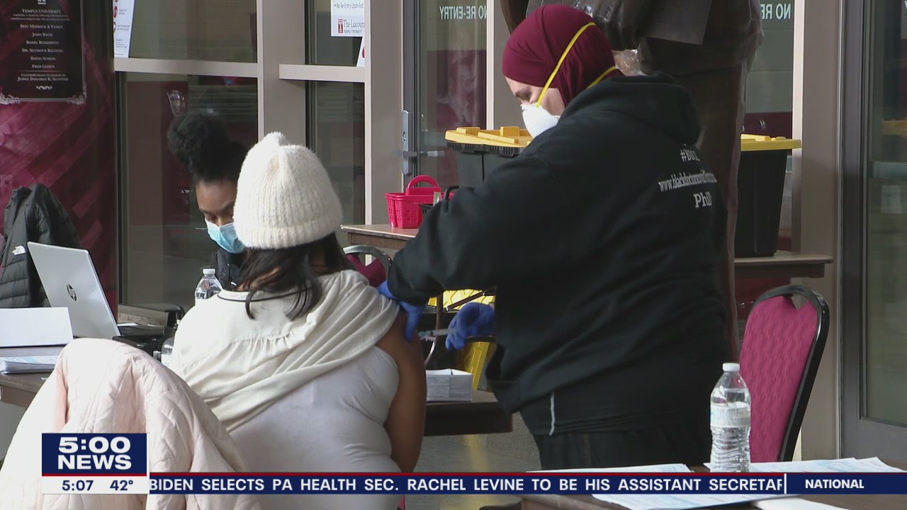 Philadelphia moves forward to Phase 1B of COVID-19 vaccinations