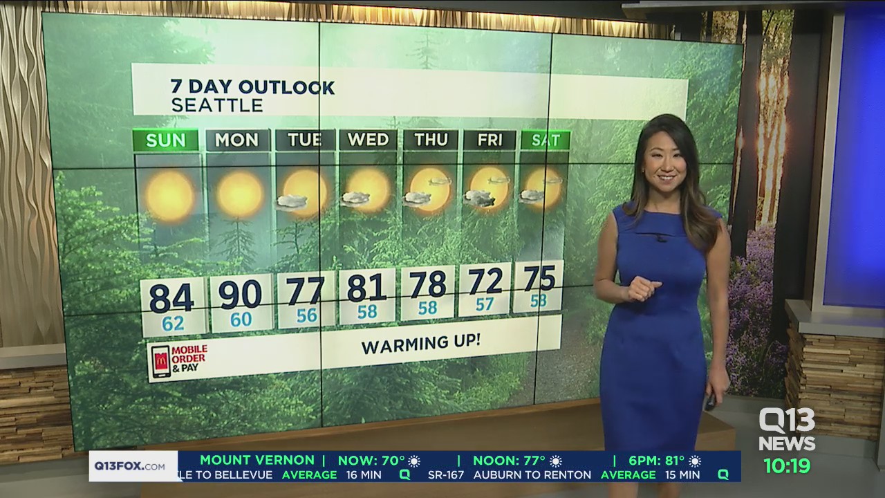 Grace Lim's Sunday afternoon forecast