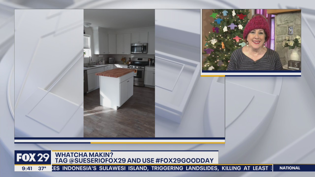 Whatcha Makin: Kitchen islands and painted bottles