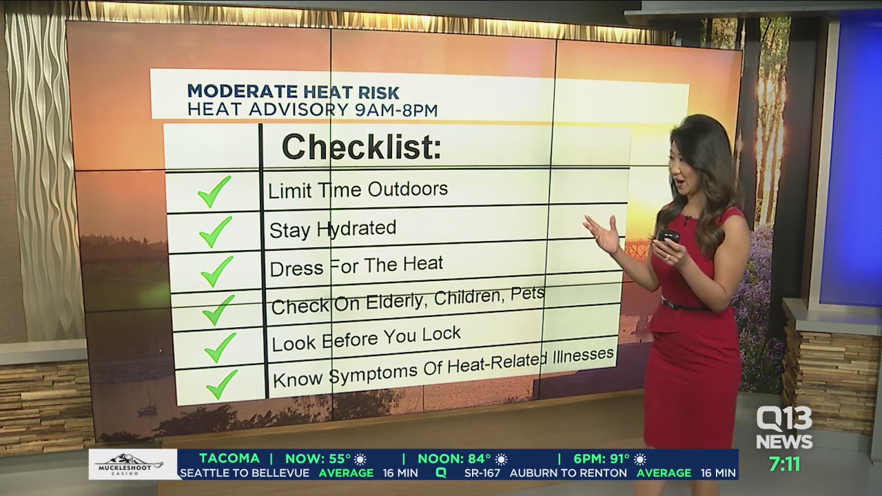 Heat advisory in effect Monday