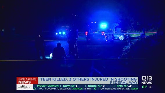 Teen killed, three others injured in Federal Way shooting