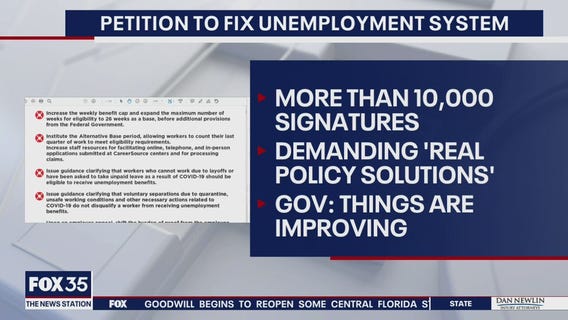 Petition to fix unemployment system