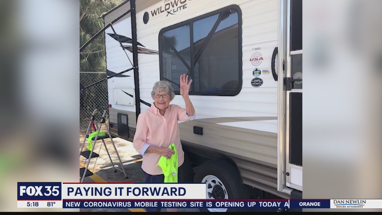 Paying it Forward: RV donated to medical worker