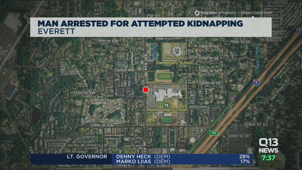 Man arrested for attempted kidnapping in Everett