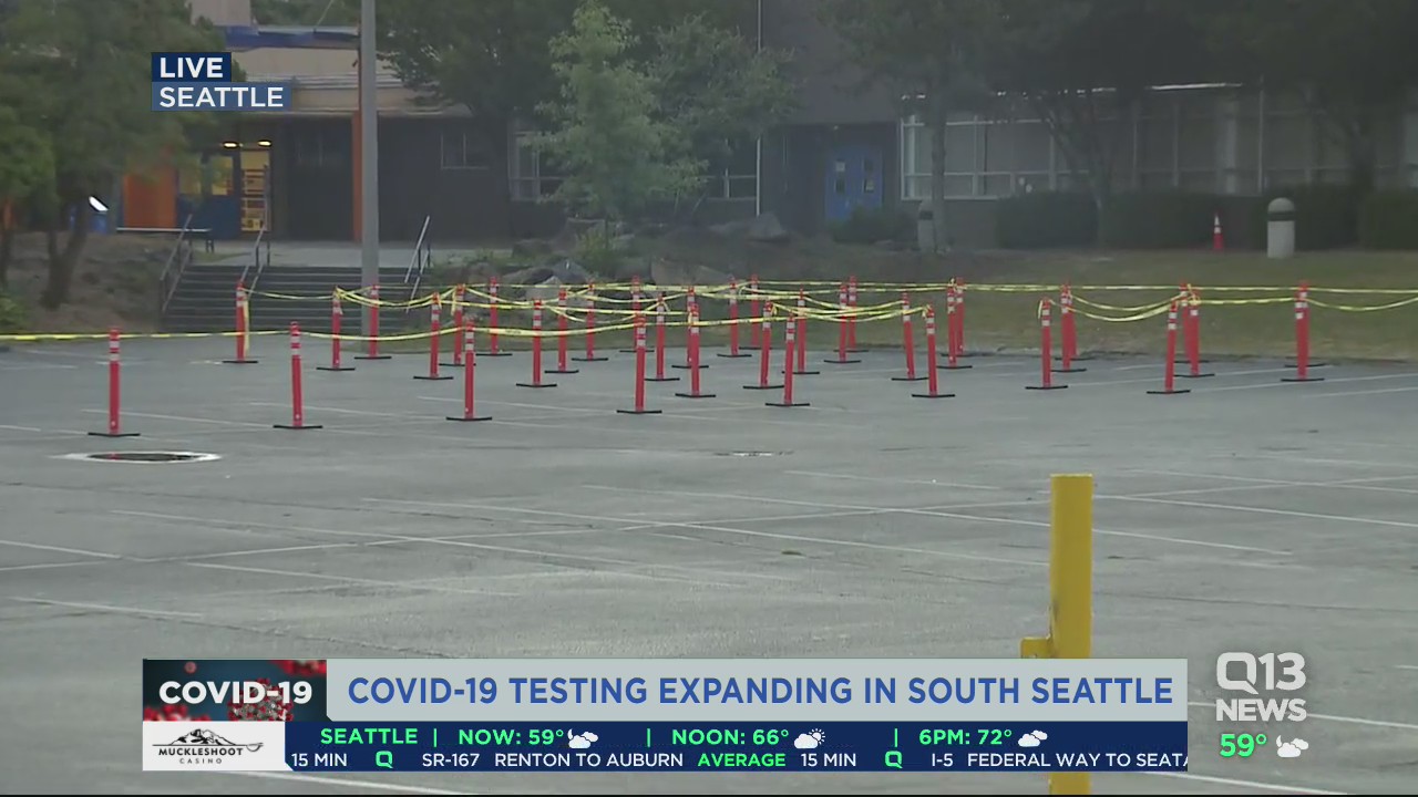 New Covid testing site opens in Seattle
