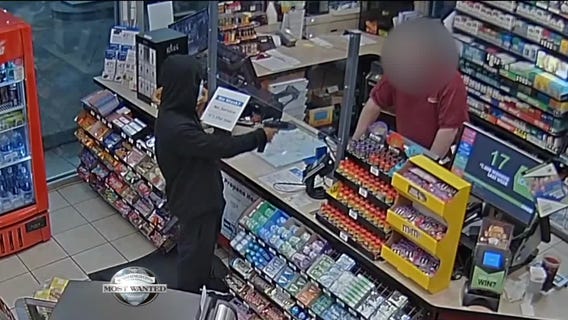 WANTED: Armed gas station robber