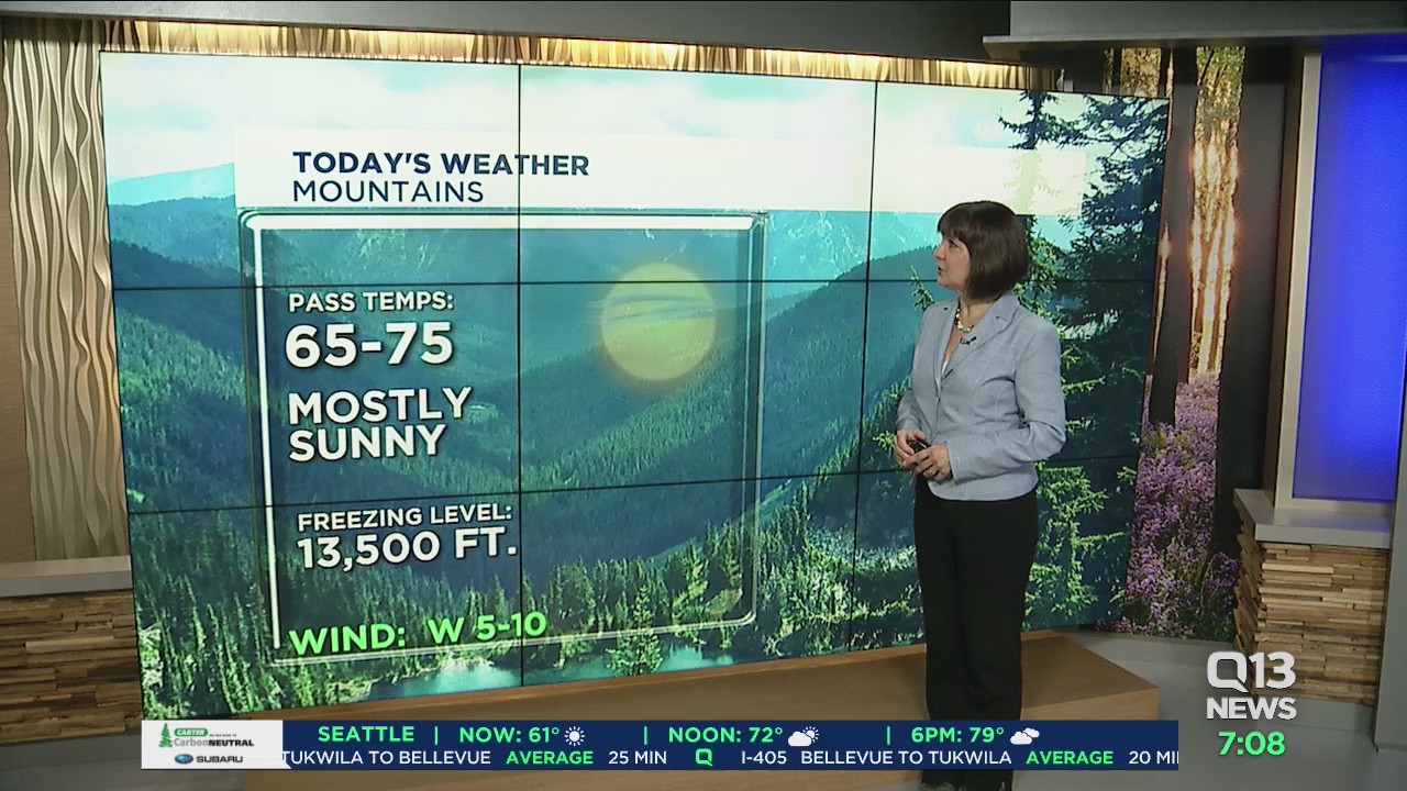Mostly sunny Wednesday