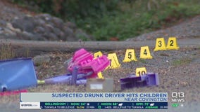 Suspected drunk driver hits children near Covington