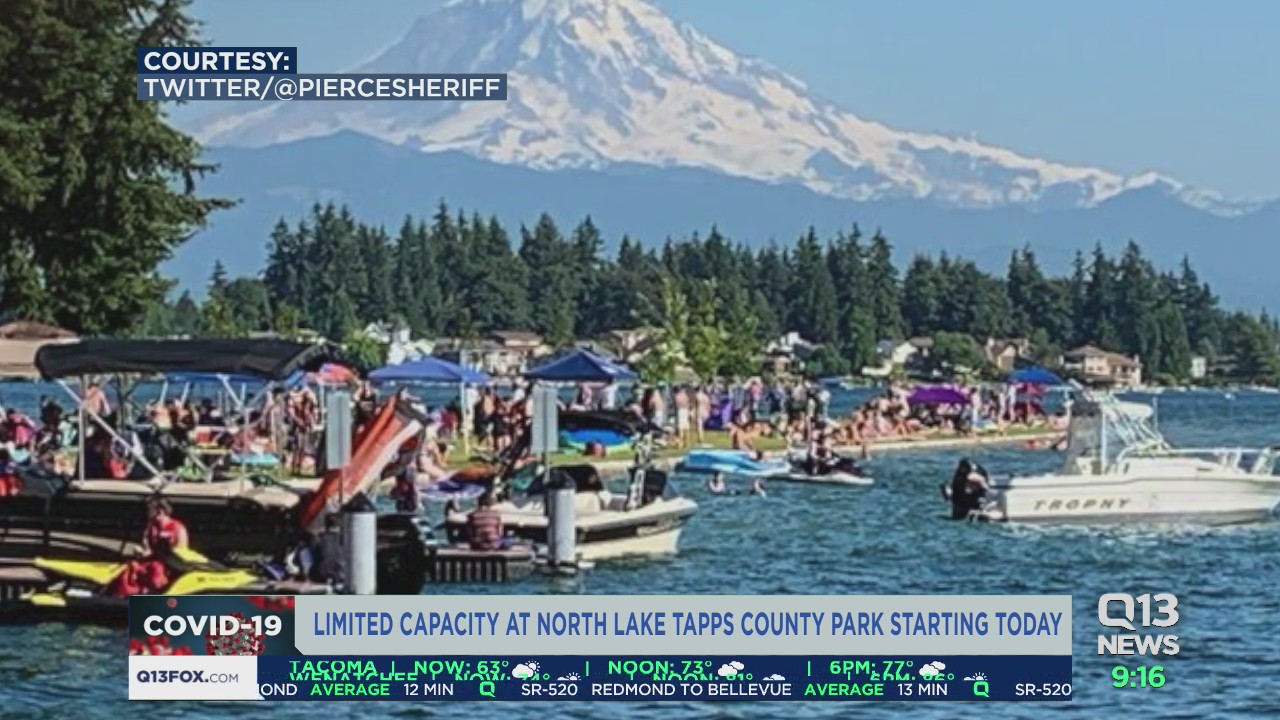 Limited capacity at North Lake Tapps Park starting Thursday