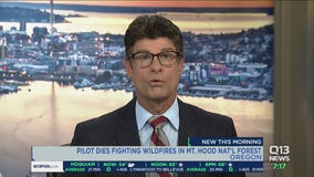 Pilot dies while fighting wildfires in Mount Hood National Forest