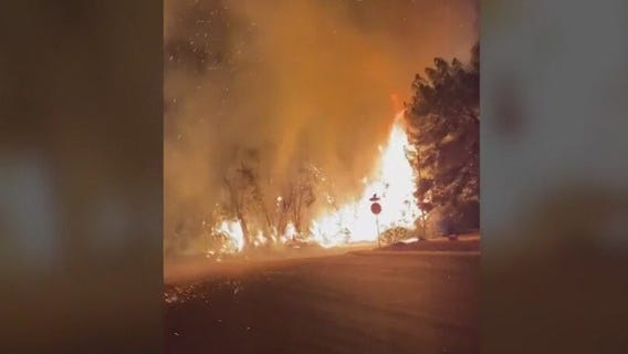 Watch: Intense brush fire in Glendale on July 4th