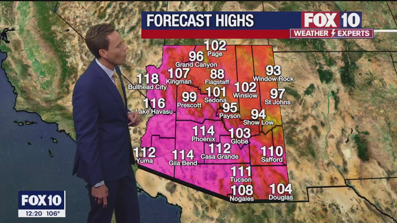 Noon Weather Forecast - 7/3/23