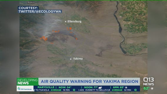 Air quality warning for Yakima region