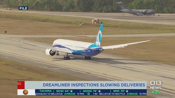 Dreamliner inspections slowing Boeing deliveries