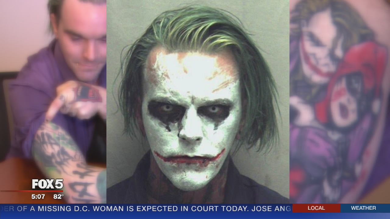Man arrested for dressing up as 'The Joker' in public says he's not dangerous, dressed up for fun
