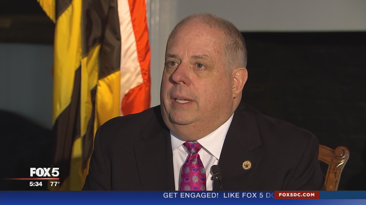 FOX 5's Tom Fitzgerald goes 1-on-1 with Md. Gov. Larry Hogan