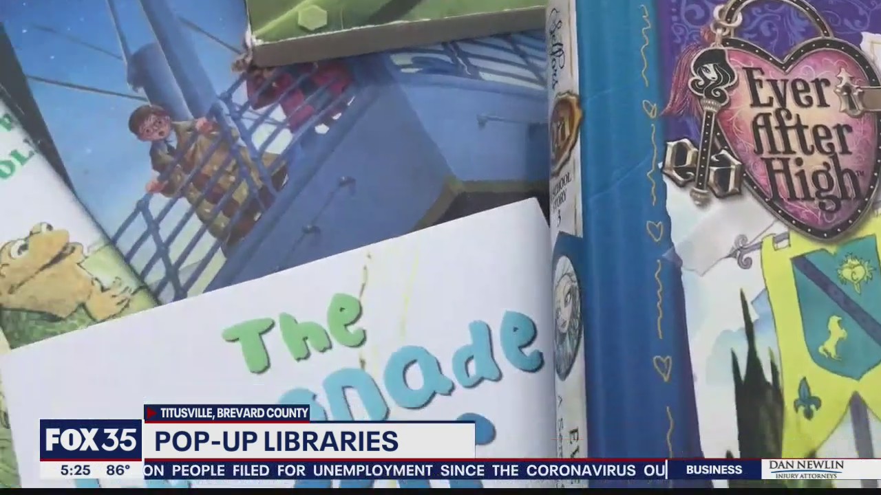 Pop-up libraries appear in Titusville