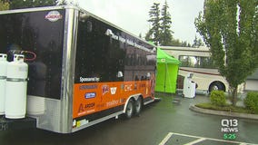 Mobile showers, laundry for the homeless in Puyallup