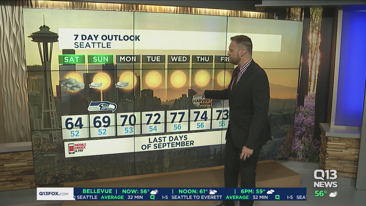 Seasonal fall weather is here this weekend