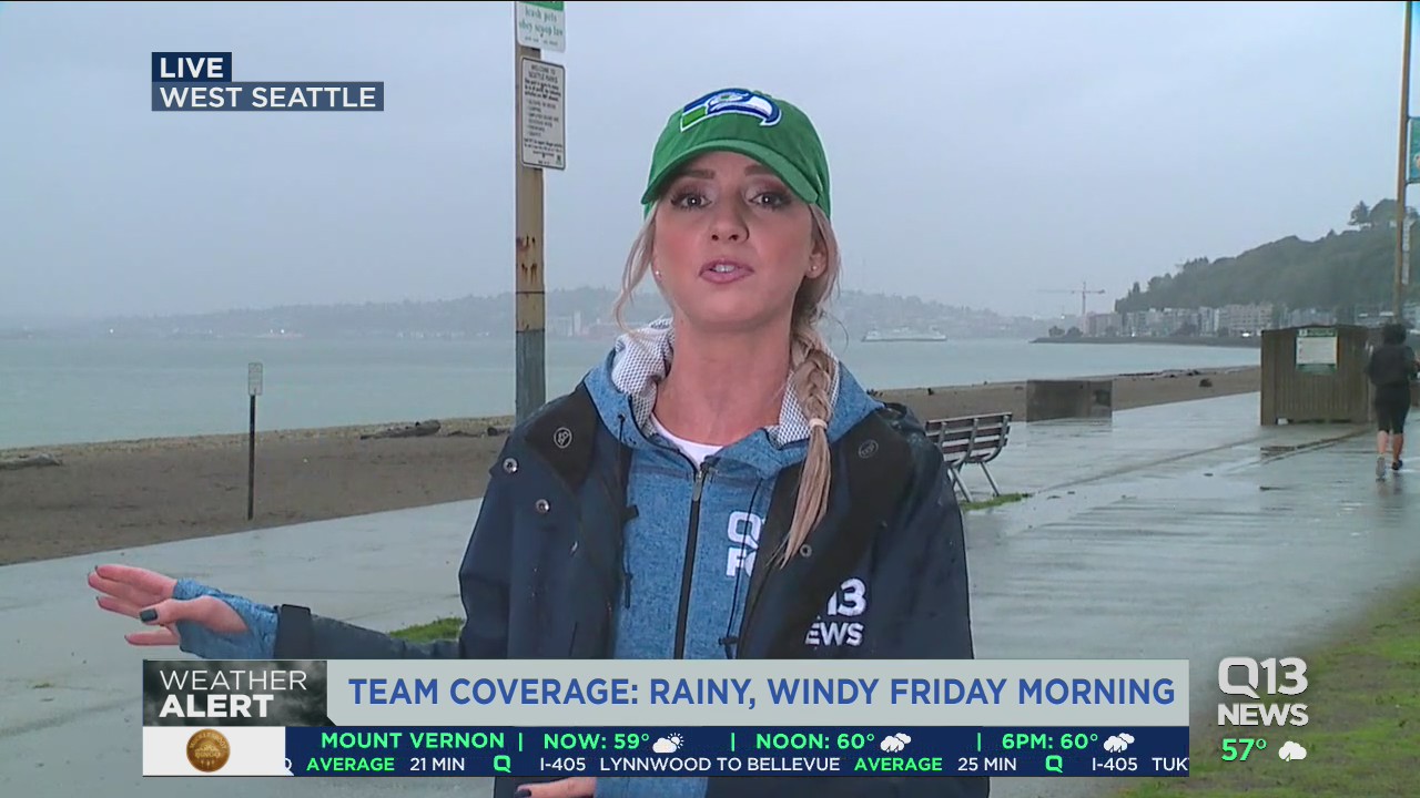 Windy, rainy Friday in Western Washington