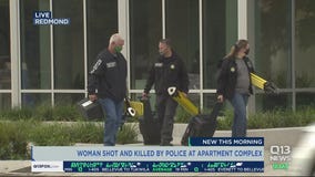 Woman shot, killed by police at Redmond apartment complex