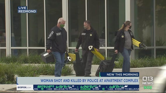 Woman shot, killed by police at Redmond apartment complex