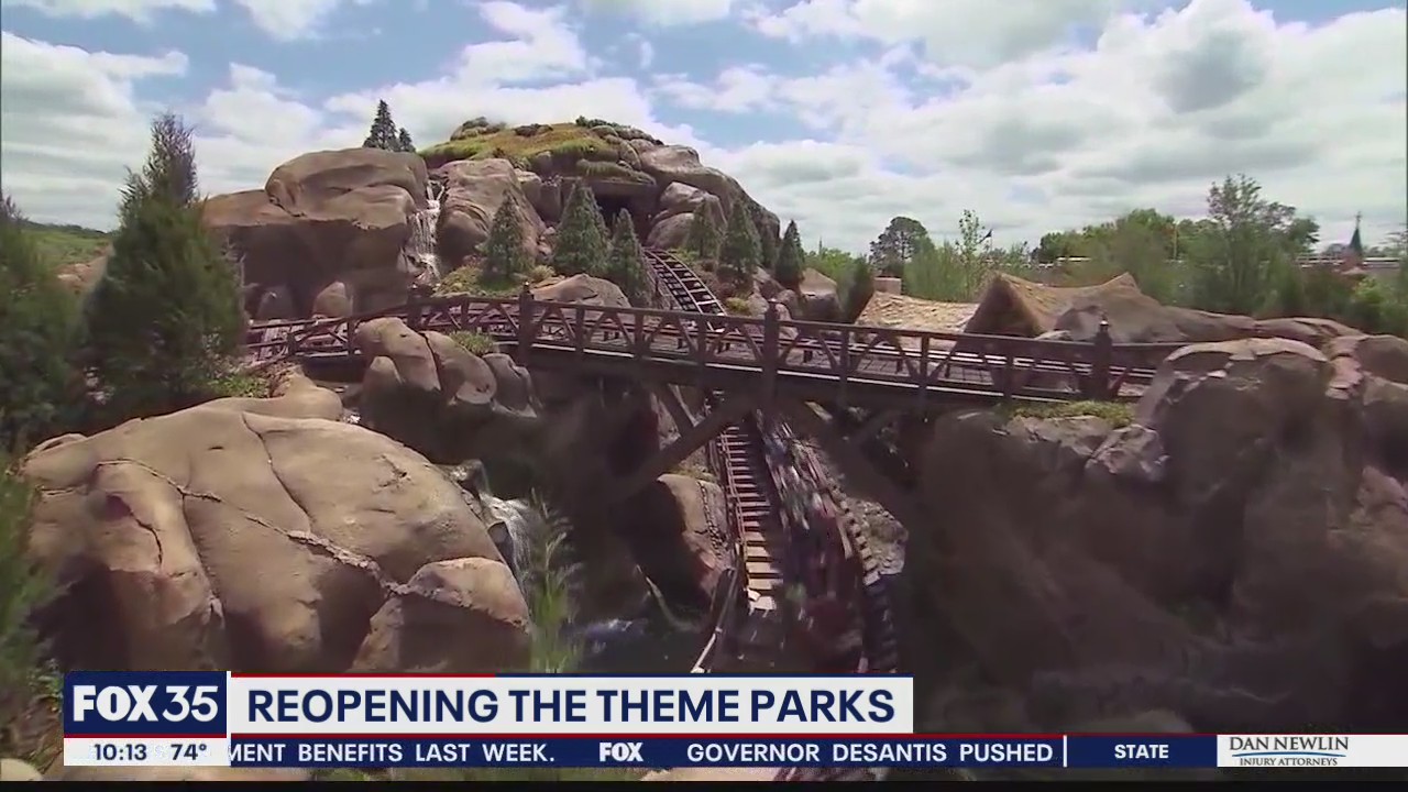 Theme parks may now submit plan for reopening