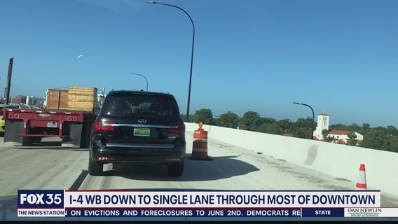 Interstate 4 construction causing congestion in Orlando