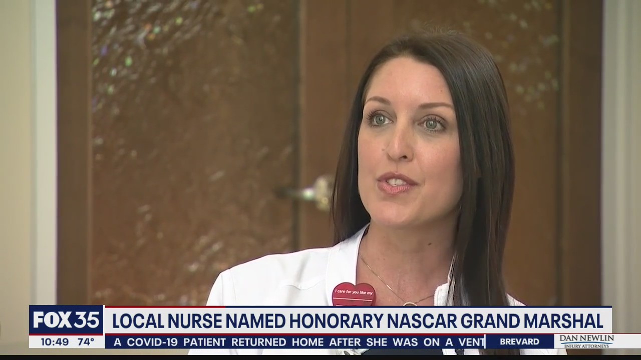 Orlando nurse named honorary NASCAR Grand Marshall