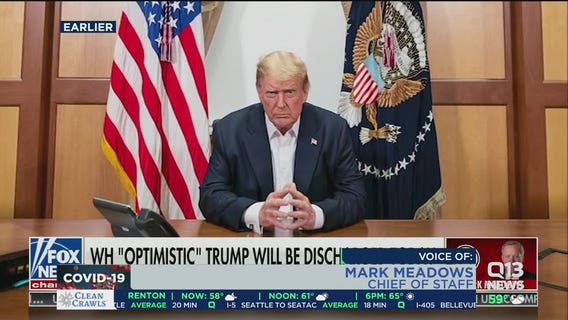 Trump could be released from Walter Reed Monday