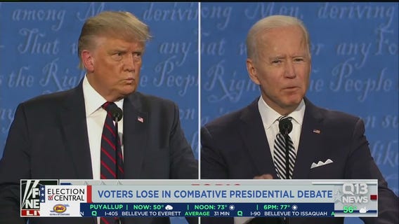 A chaotic first debate between Trump, Biden