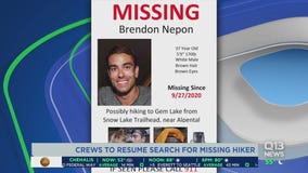 Crews searching for missing hiker near Snoqualmie Pass