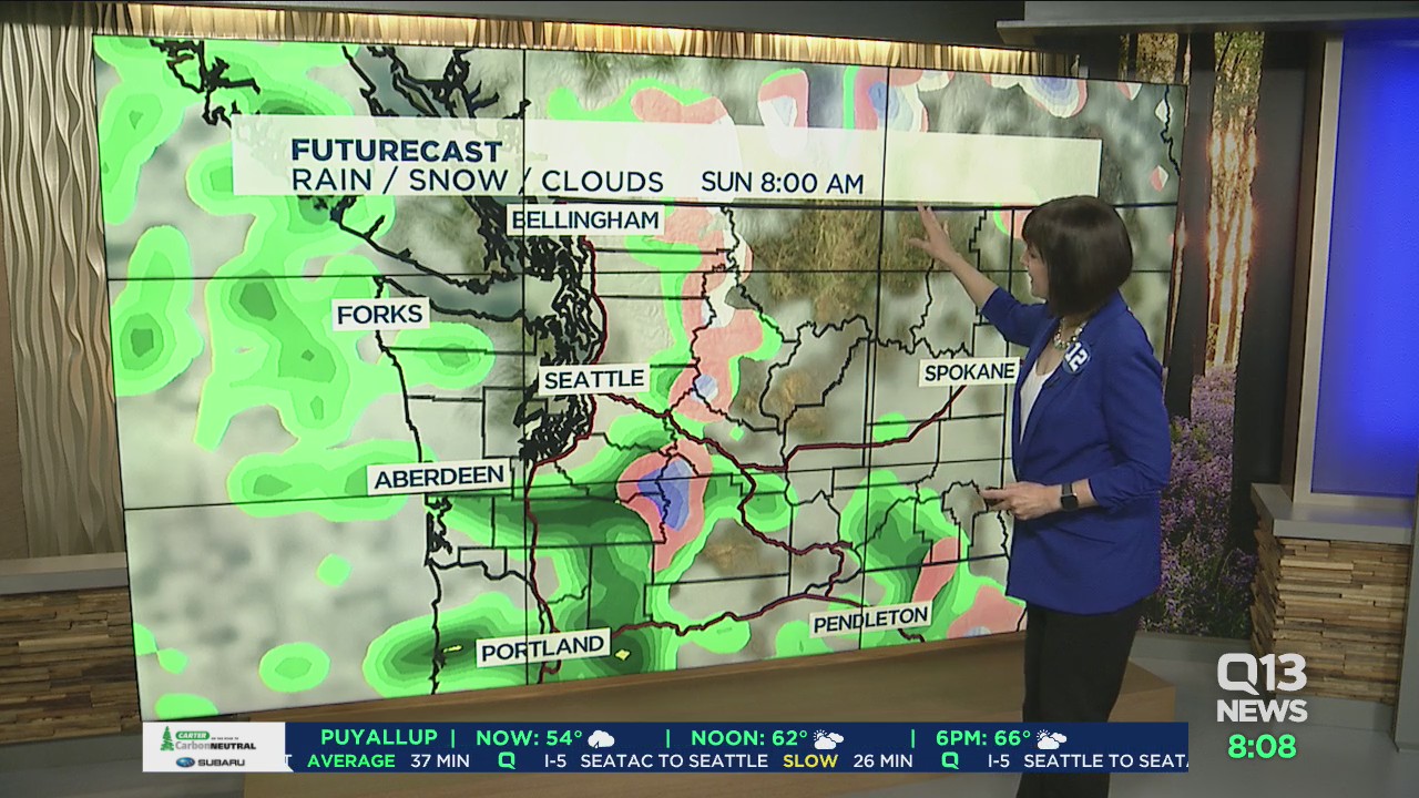 Wet and unsettled weather through the weekend | FOX 13 Seattle