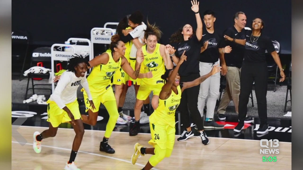 Seattle Storm celebrate championship with virtual rally