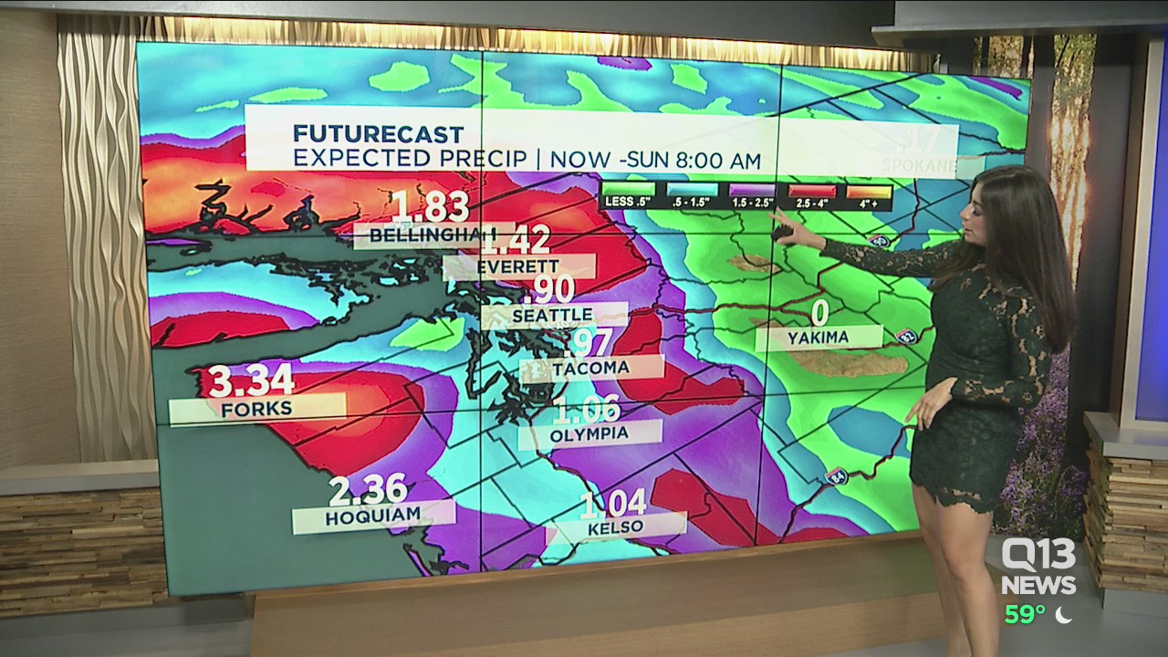 Rain headed for Western Washington this weekend