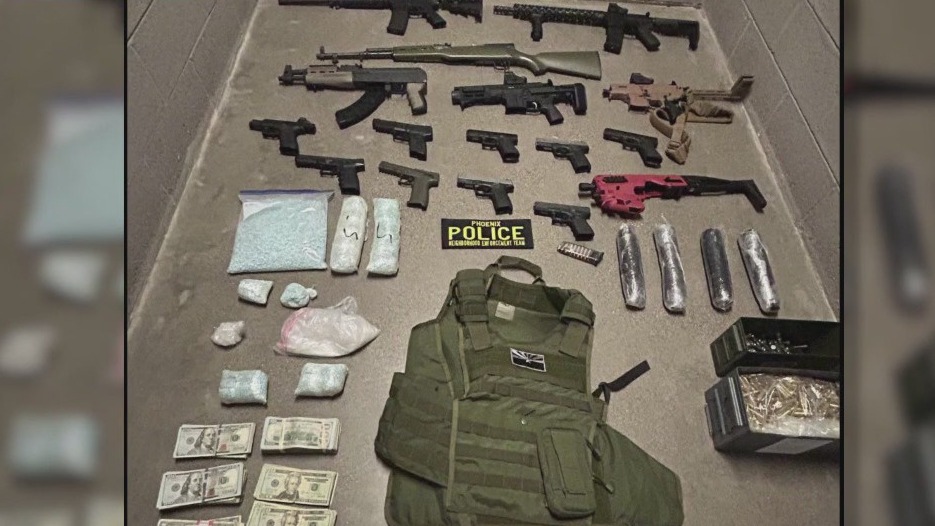 Drug bust at Phoenix storage unit