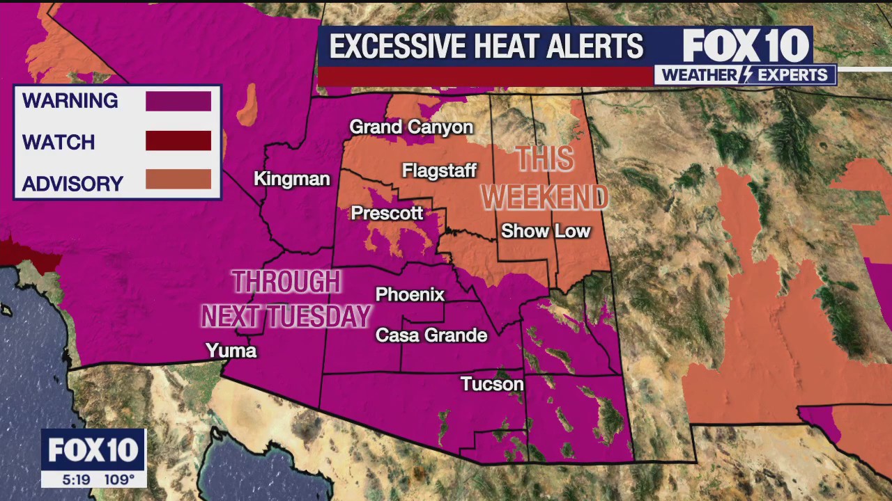 5 p.m. Weather Forecast - 7/12/23
