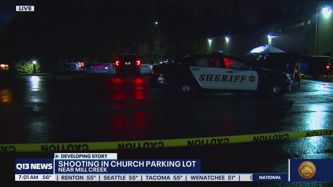 Shooting in church parking lot