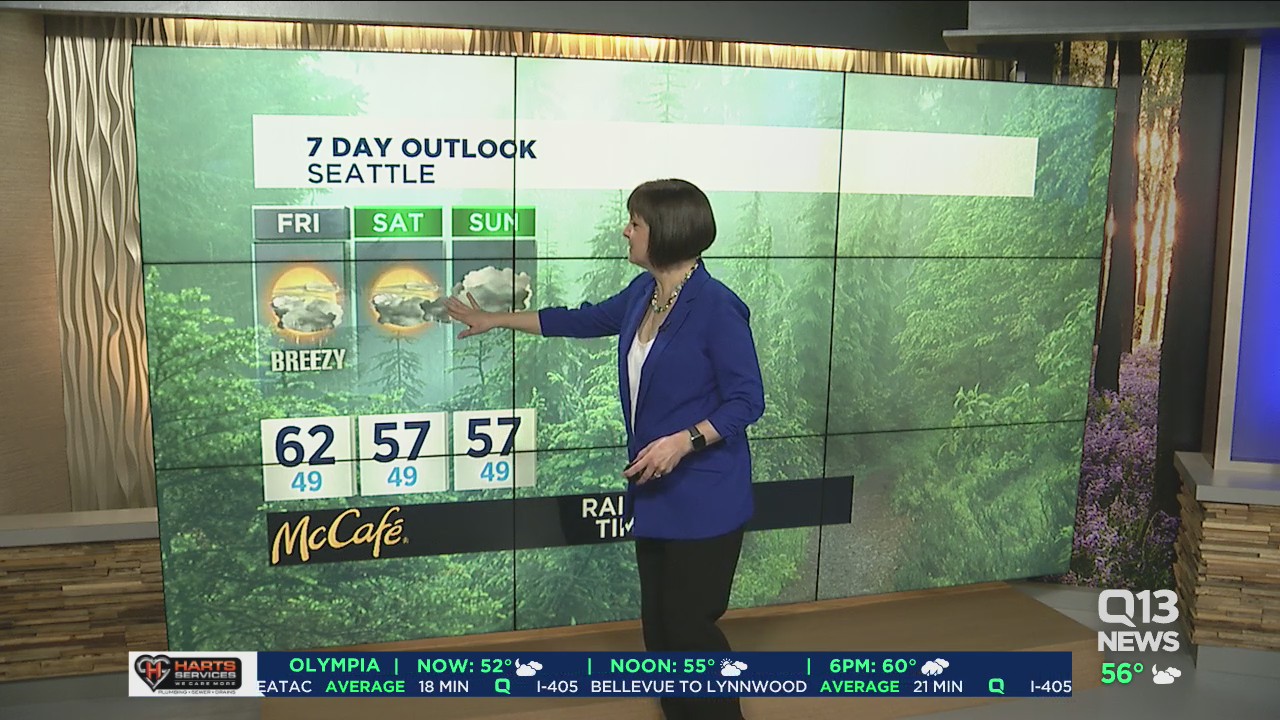 Rain, chilly weather headed for Pacific Northwest