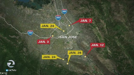 Fatal hit & run on Almaden Expressway San Jose continues string of pedestrian deaths