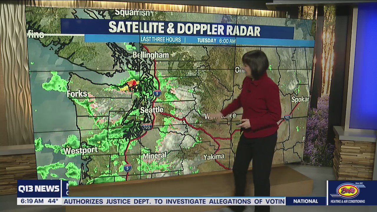 Rain at times Tuesday